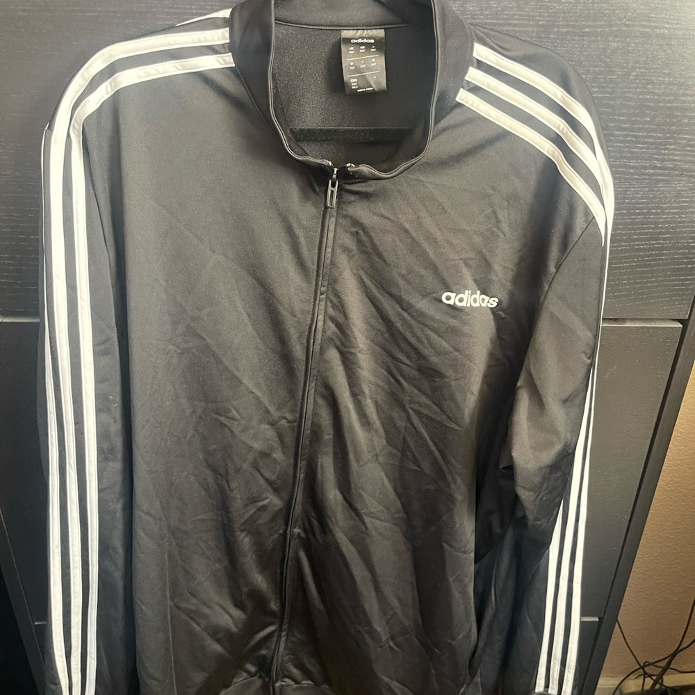 Men’s Adidas jacket black, 3XLT